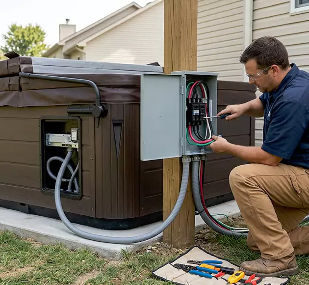 Professional Hot Tub Electrical Installation: Your Local Spa Wiring Team in Arlington, MA
